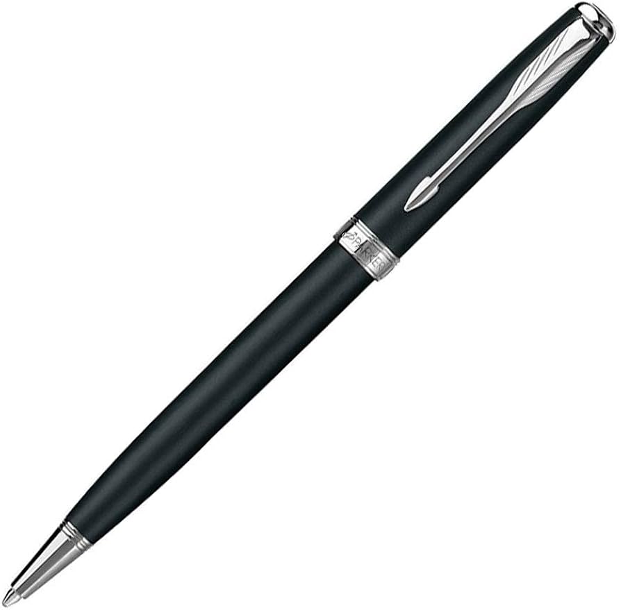 Parker Sonnet Ballpoint Pen – Matte Black with Chrome Trim