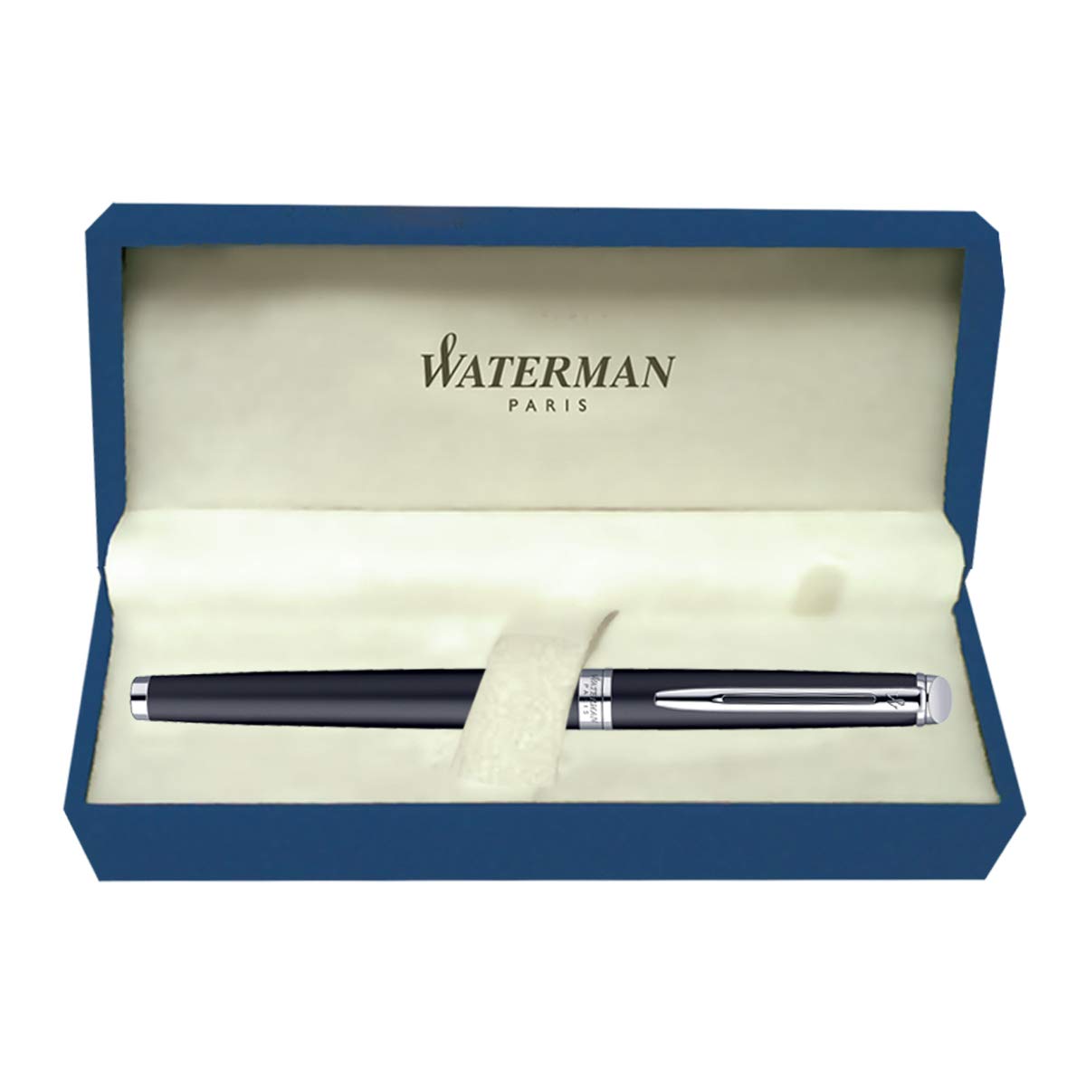 Waterman Hémisphère Fountain Pen – Metal & Black CT