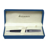 Waterman Hémisphère Ballpoint Pen – Metal & Black CT