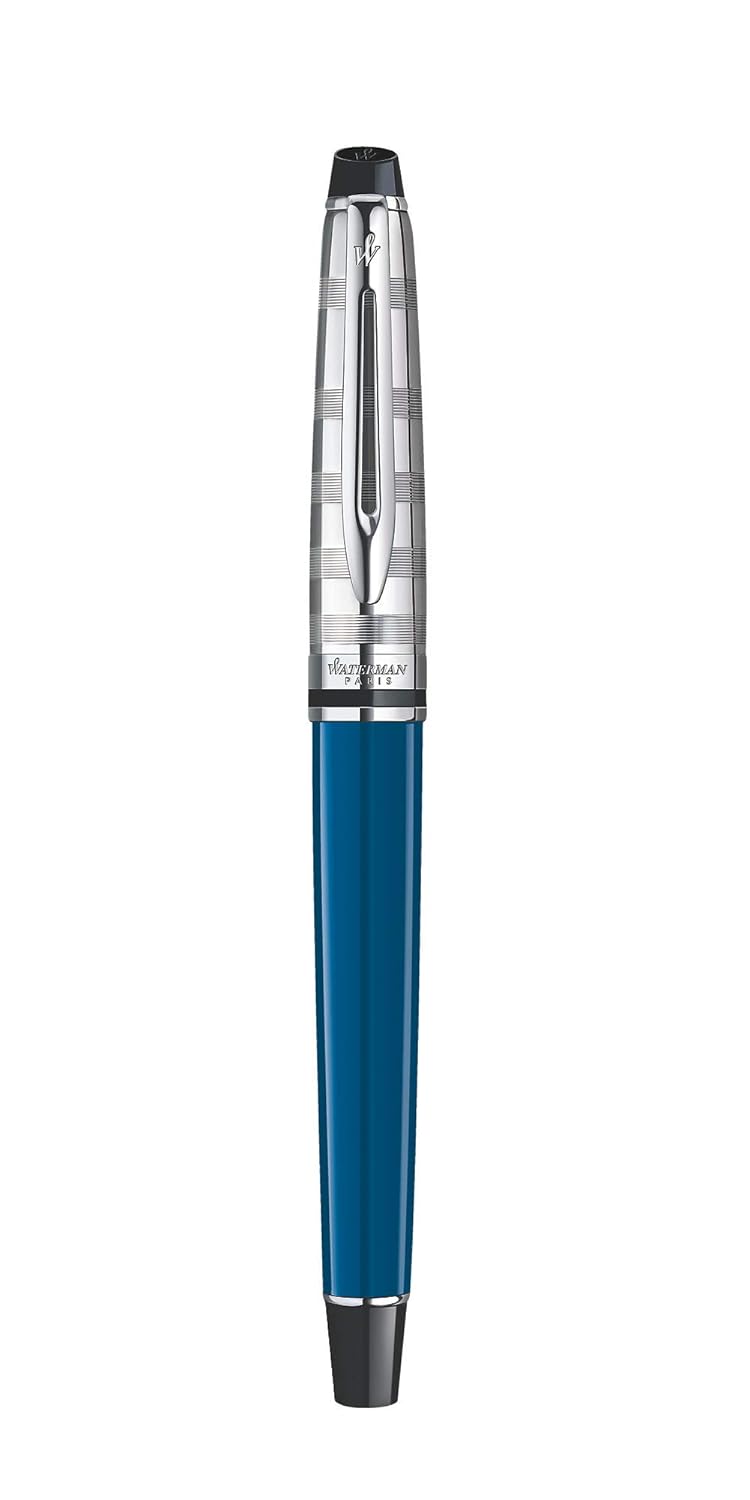 Waterman Expert Blue Obsession ST Rollerball Pen – Premium Writing Instrument