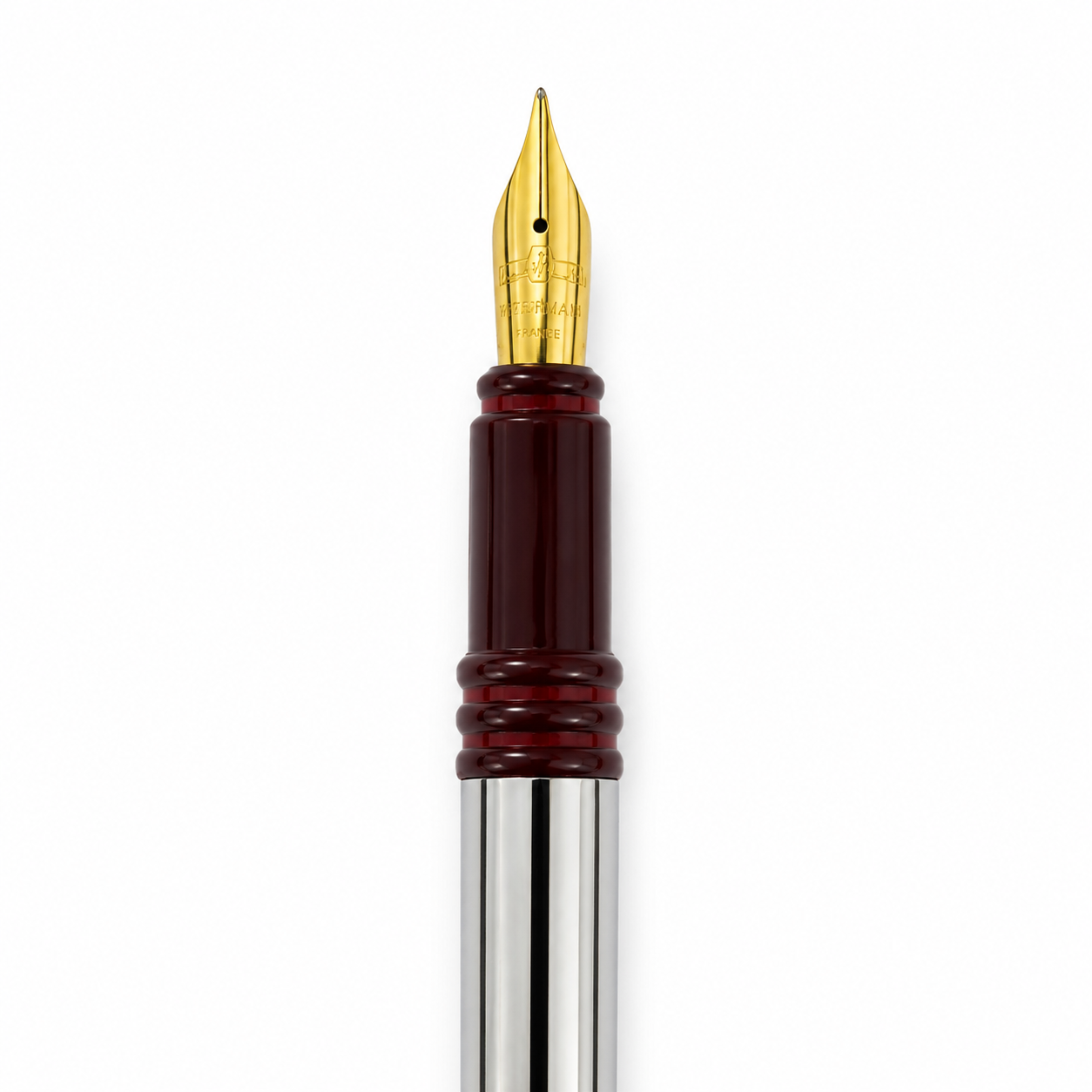 Waterman Forum Fountain Pen – Fine Nib | Red & Green Barrel | Vintage Series | Made in France
