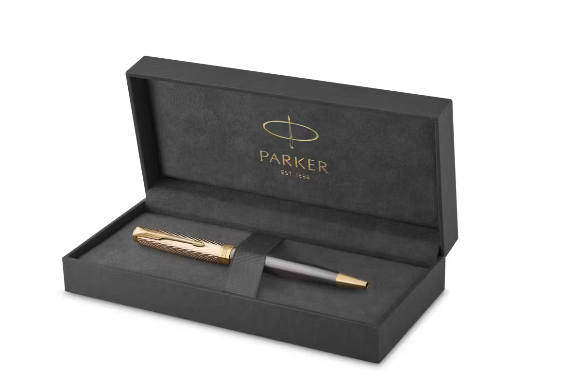Parker Sonnet Pioneers Collection Arrow Grey Lacquer GT Ballpoint