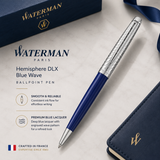 Waterman Hémisphère Deluxe Ballpoint Pen – Blue Wave CT