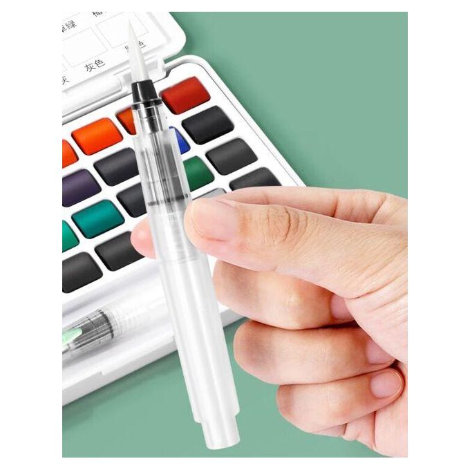 M&G Solid Watercolor Paint With Brush Pen