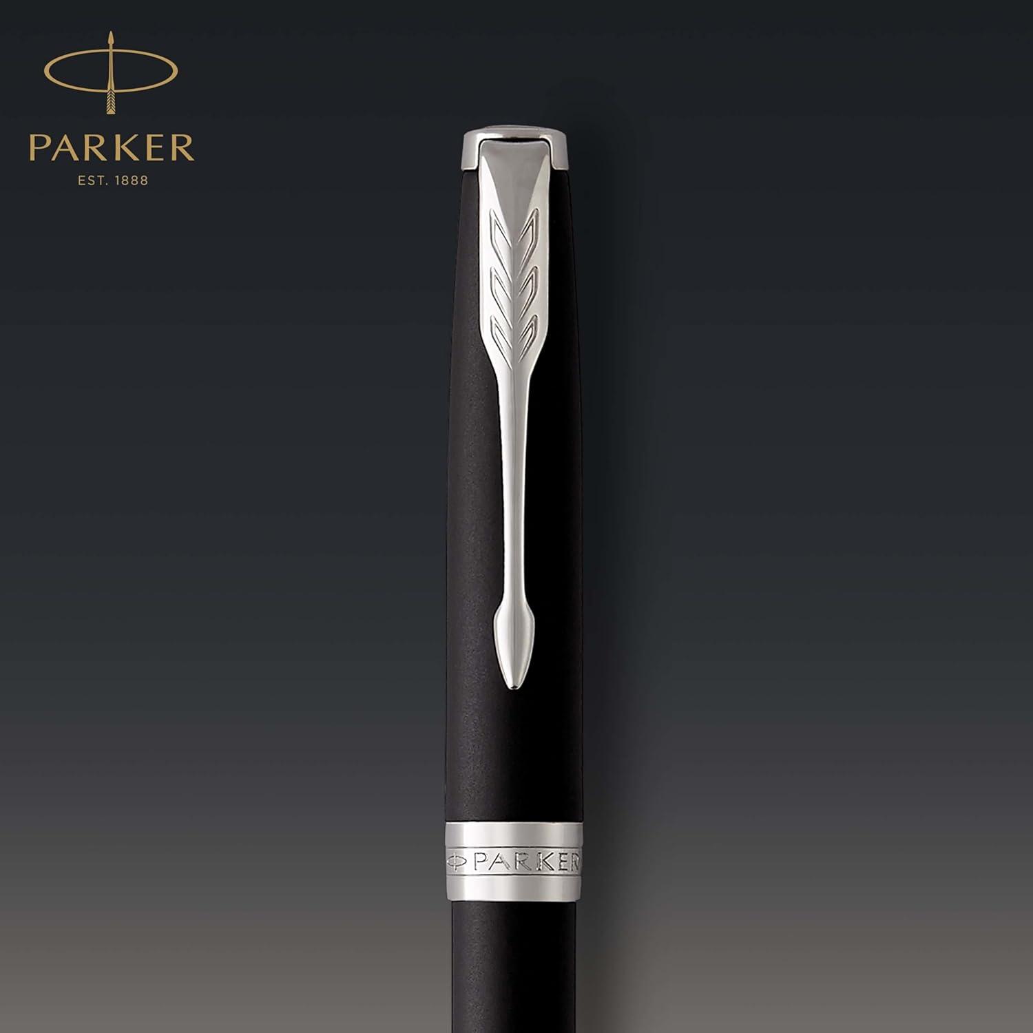 Parker Sonnet Ballpoint Pen – Matte Black with Chrome Trim