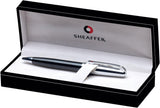 Sheaffer 9331 Ballpoint Pen – Shiny Chrome Cap & Black Barrel