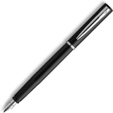 Waterman Allure Fountain Pen | Black Lacquer | Fine Nib | Blue Ink