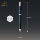 Parker Sonnet Rollerball Pen – Blue Lacquer Palladium Trim