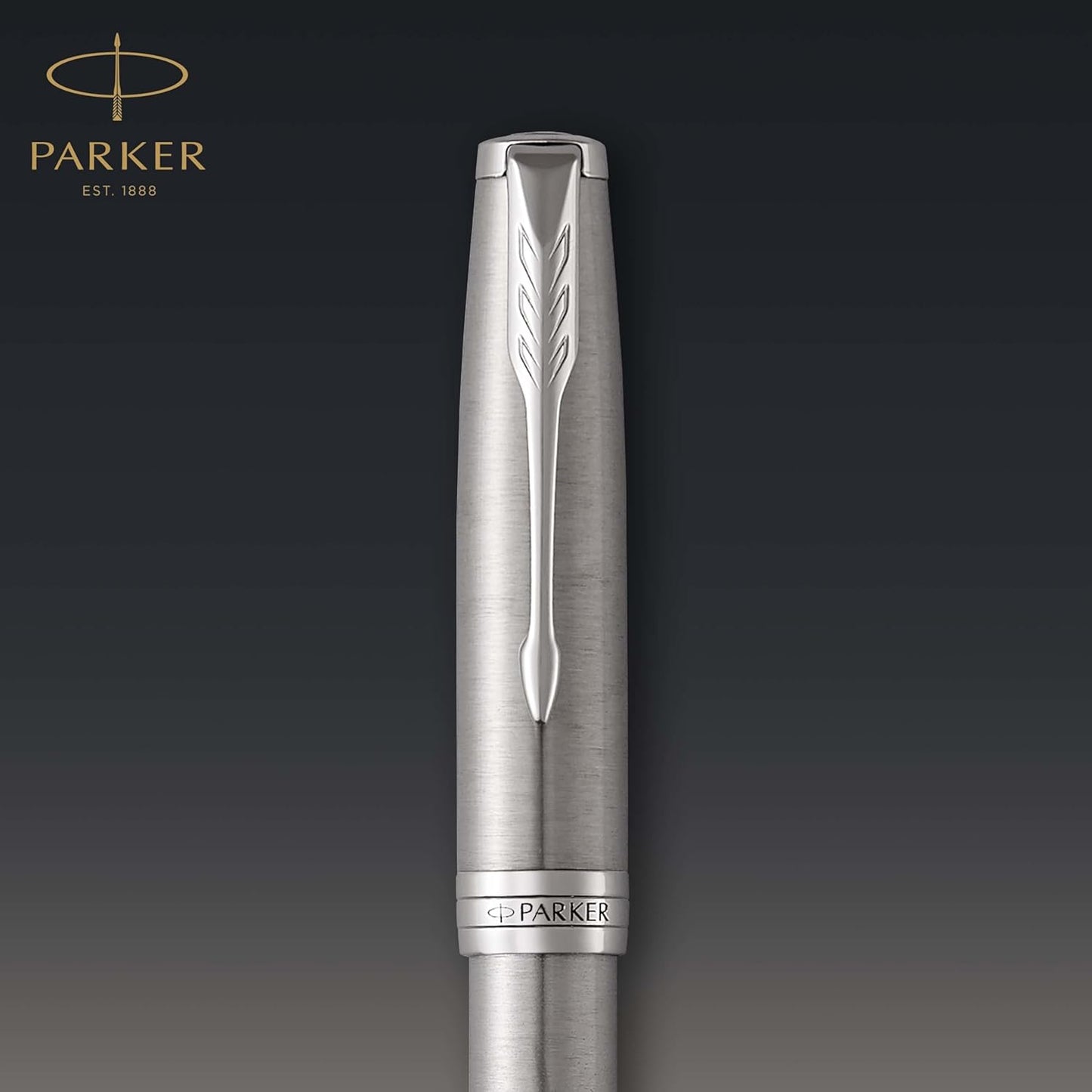 Parker Sonnet Fountain Pen – Stainless Steel with Palladium Trim