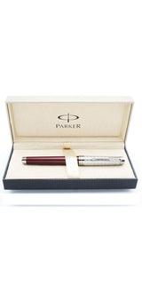 Parker IM Custom Ballpoint Pen – Crimson Red (Medium Point)