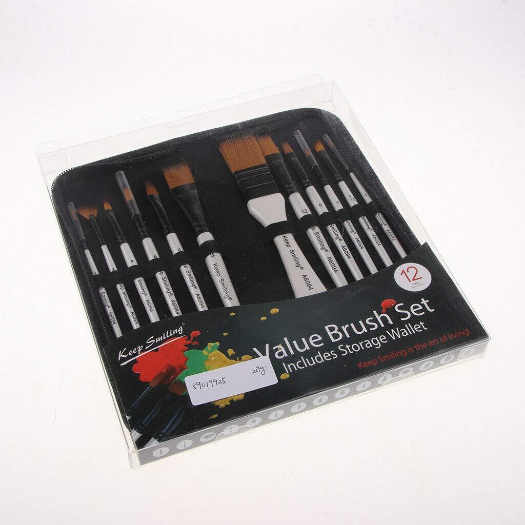Keep Smiling Artist Value Brush Set 12 Pcs