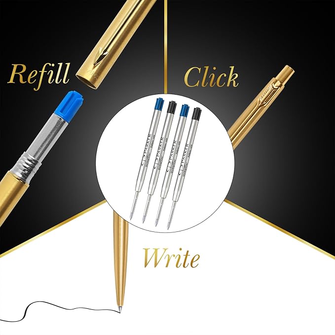 Parker Classic Gold Ballpoint Pen – Blue Ink