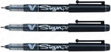Pilot V Sign Pen – Black
