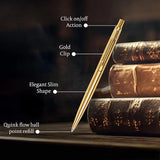 Parker Classic Gold Ballpoint Pen – Blue Ink