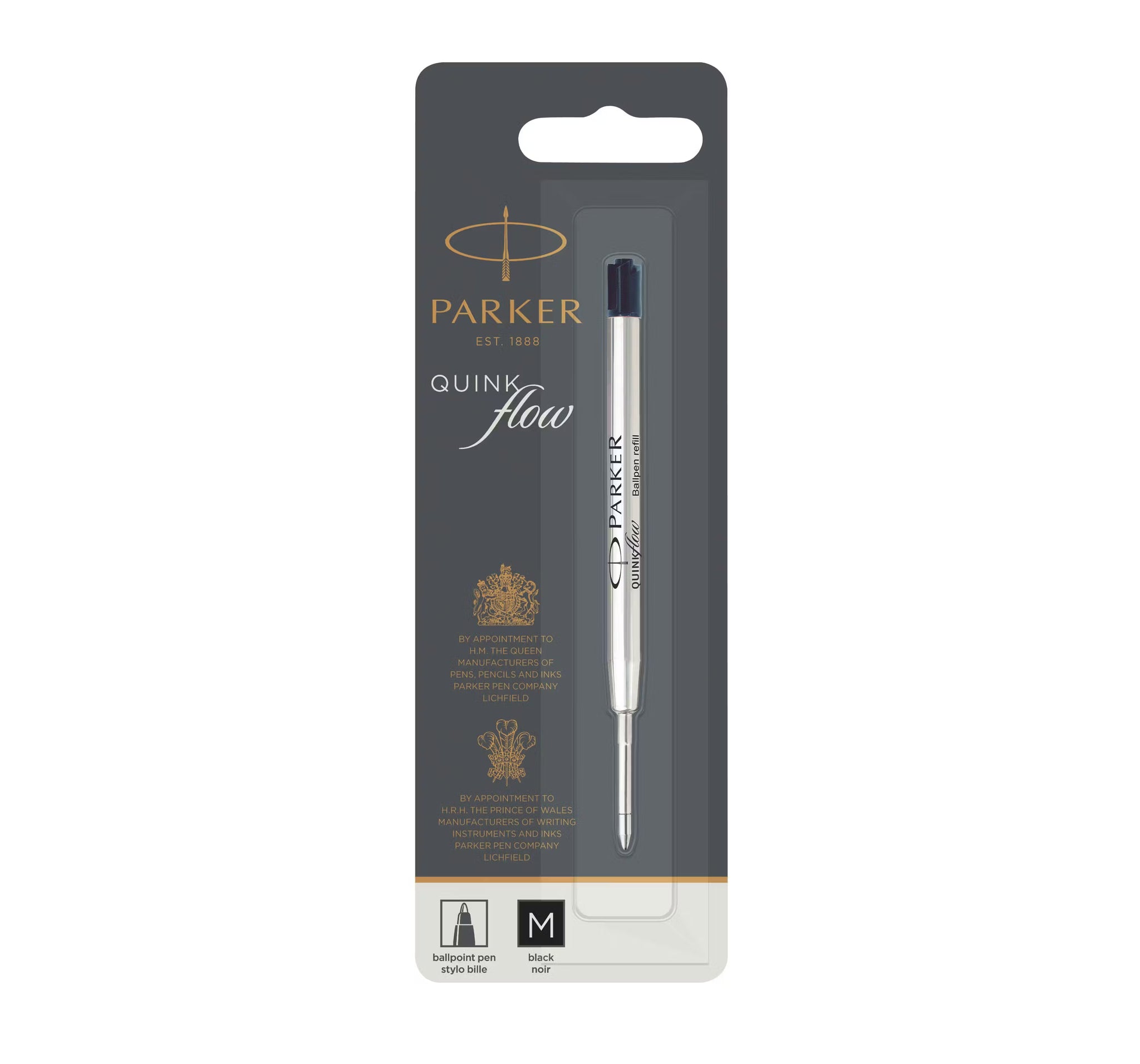 Parker Quink Flow Ballpoint Pen Refill – Black & Blue
