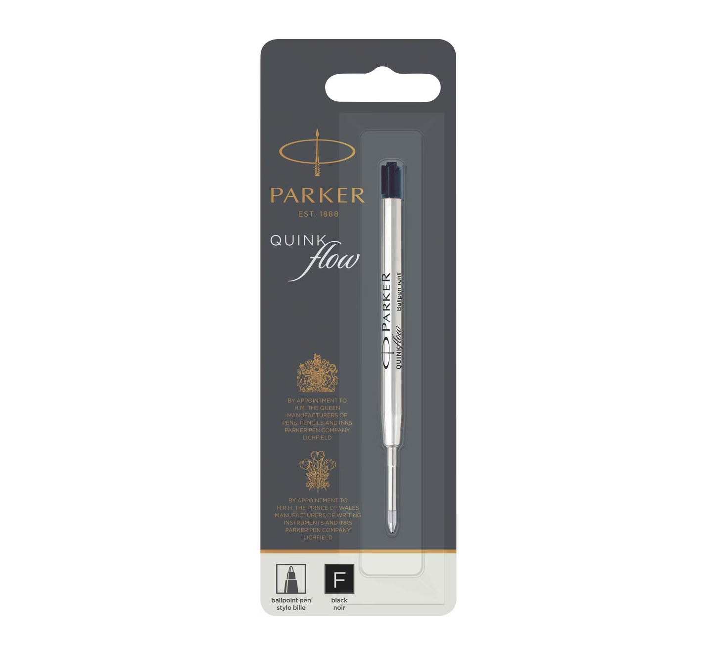 Parker Quink Flow Ballpoint Pen Refill – Black & Blue