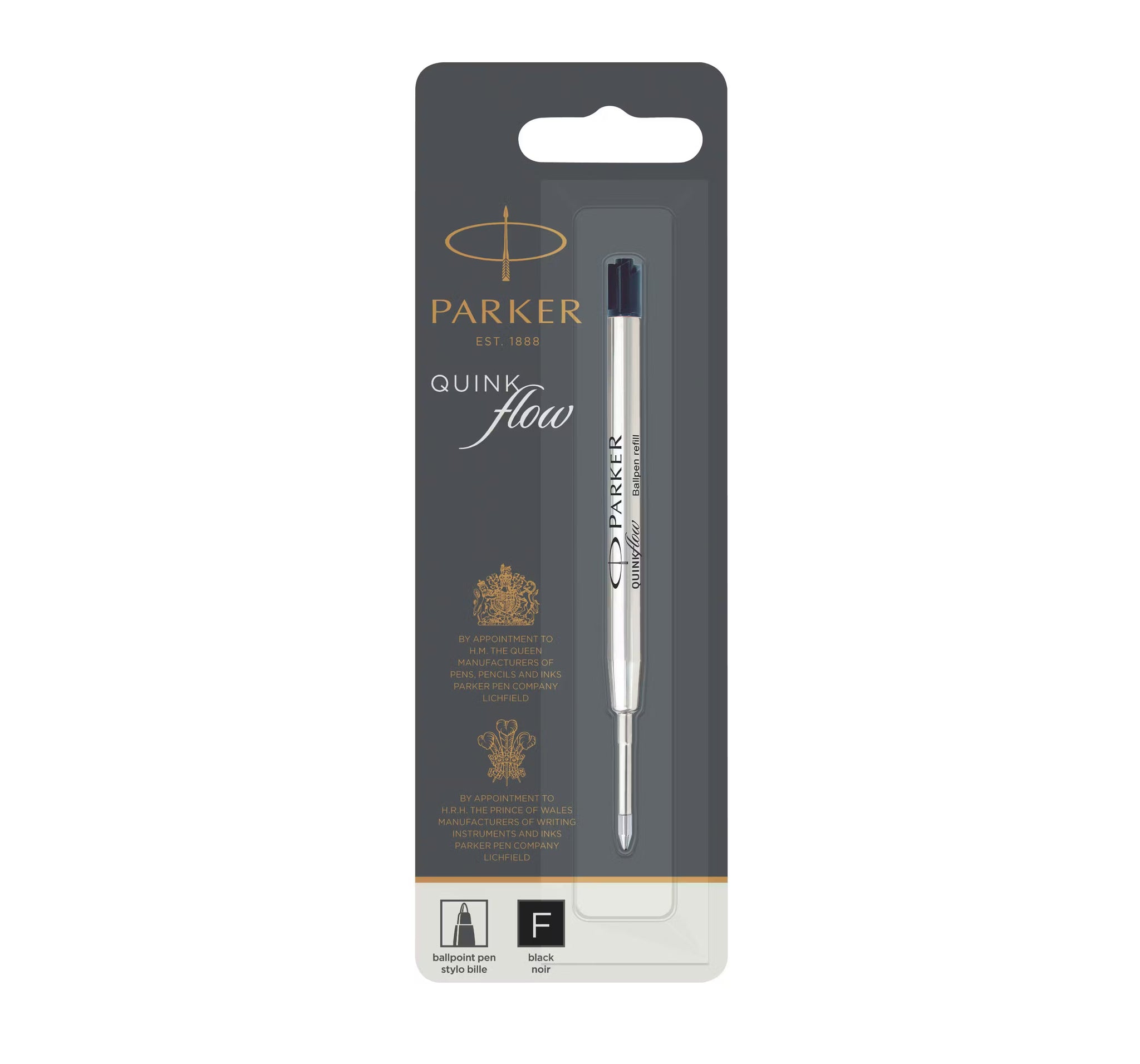 Parker Quink Flow Ballpoint Pen Refill – Black & Blue