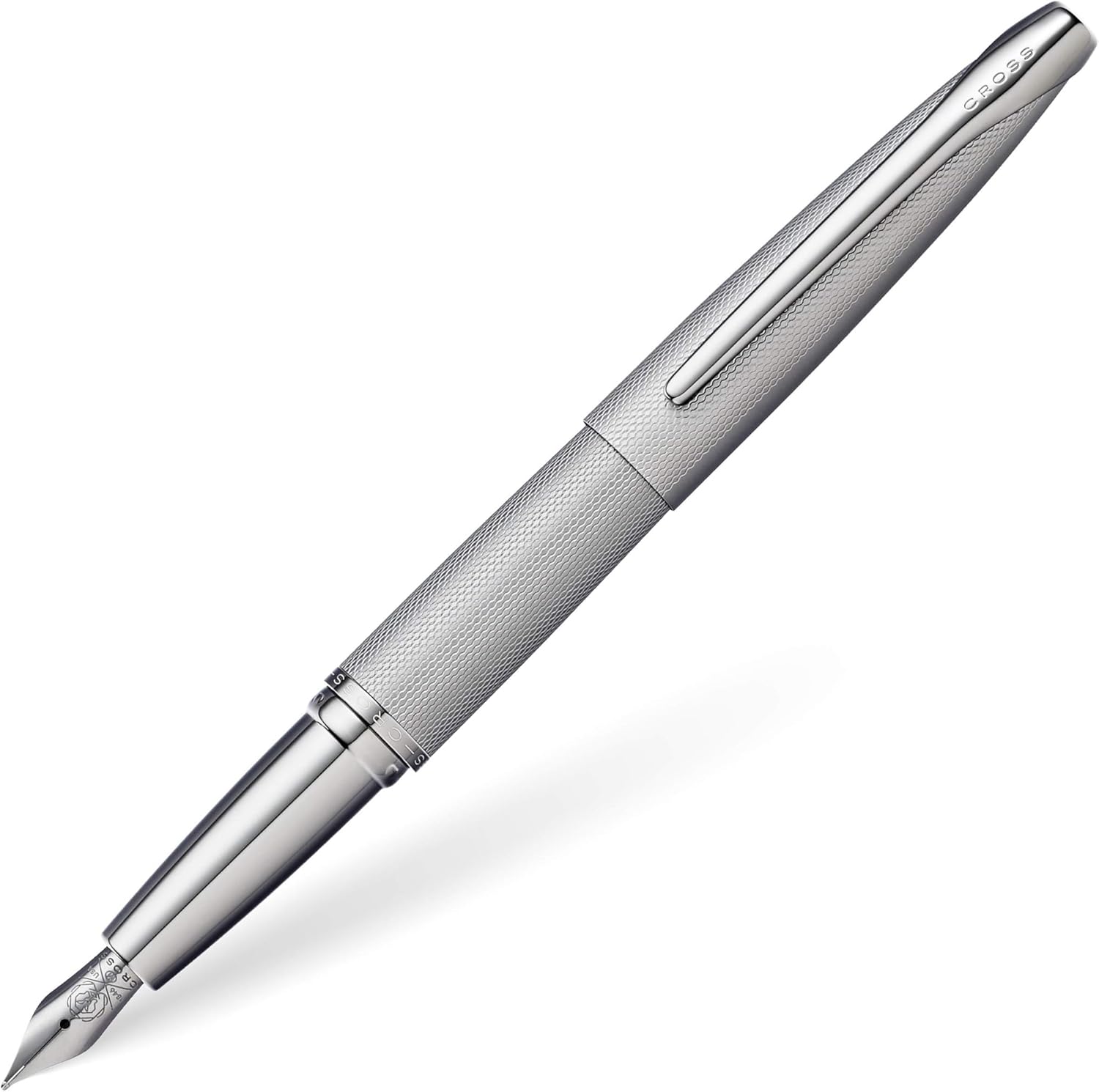 Cross ATX Sandblasted Fountain Pen – Titanium Grey (Medium Nib)