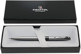 Sheaffer Reminder 9019 Ballpoint Pen — Matte Grey | Black PVD Trim
