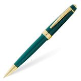 Cross Bailey Light Ballpoint Pen – Green Resin & Gold Plated Trim (Medium)