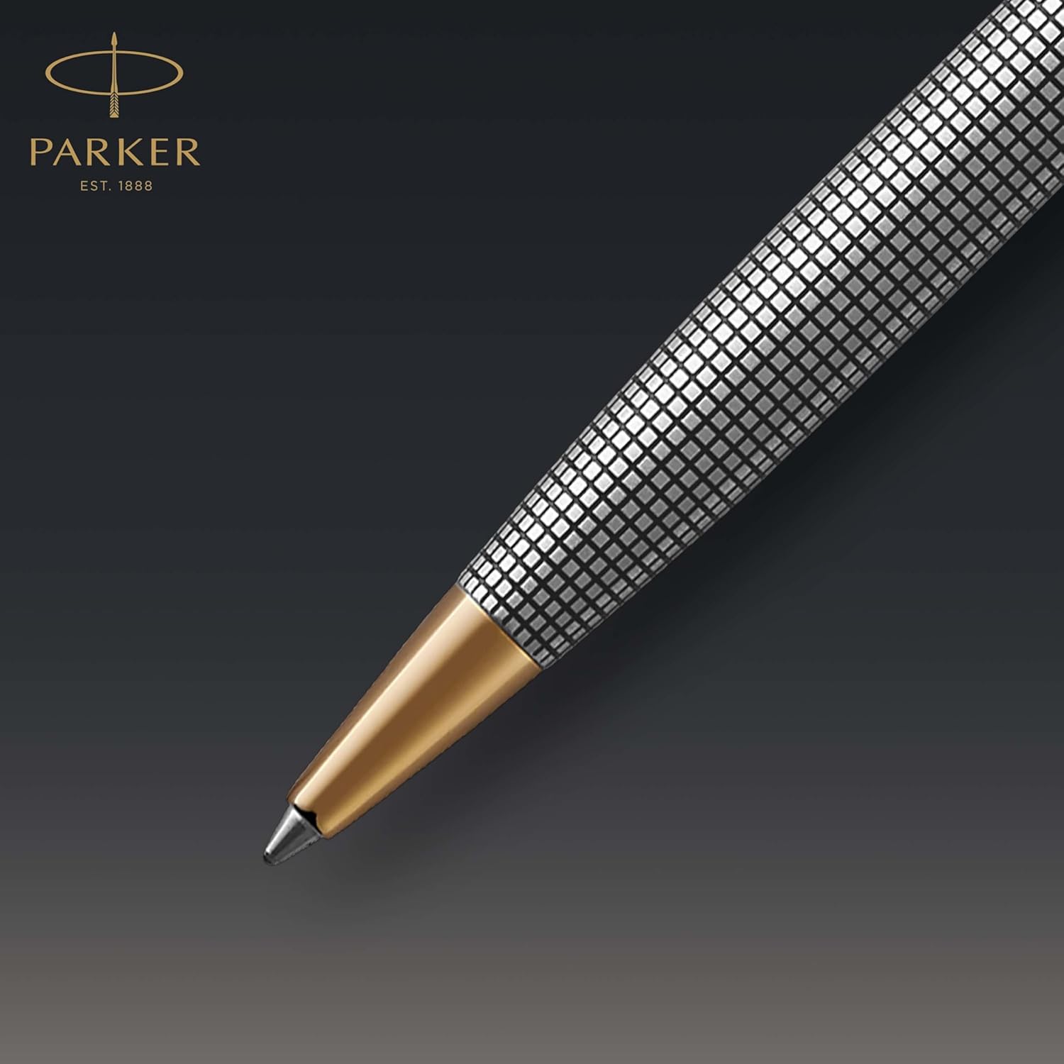Parker Sonnet Ciselé Sterling Silver GT Ballpoint Pen