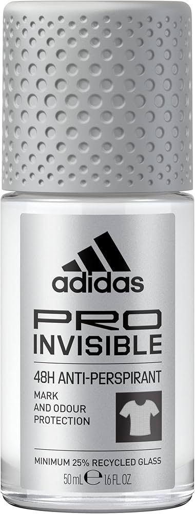Adidas Pro Invisible Antiperspirant Roll On For Men Deo 50Ml