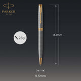 Parker Sonnet Ciselé Sterling Silver GT Ballpoint Pen