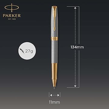 Parker Sonnet Ciselé Sterling Silver GT Rollerball Pen