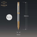 Parker Sonnet Ciselé Sterling Silver GT Rollerball Pen