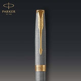 Parker Sonnet Ciselé Sterling Silver GT Rollerball Pen