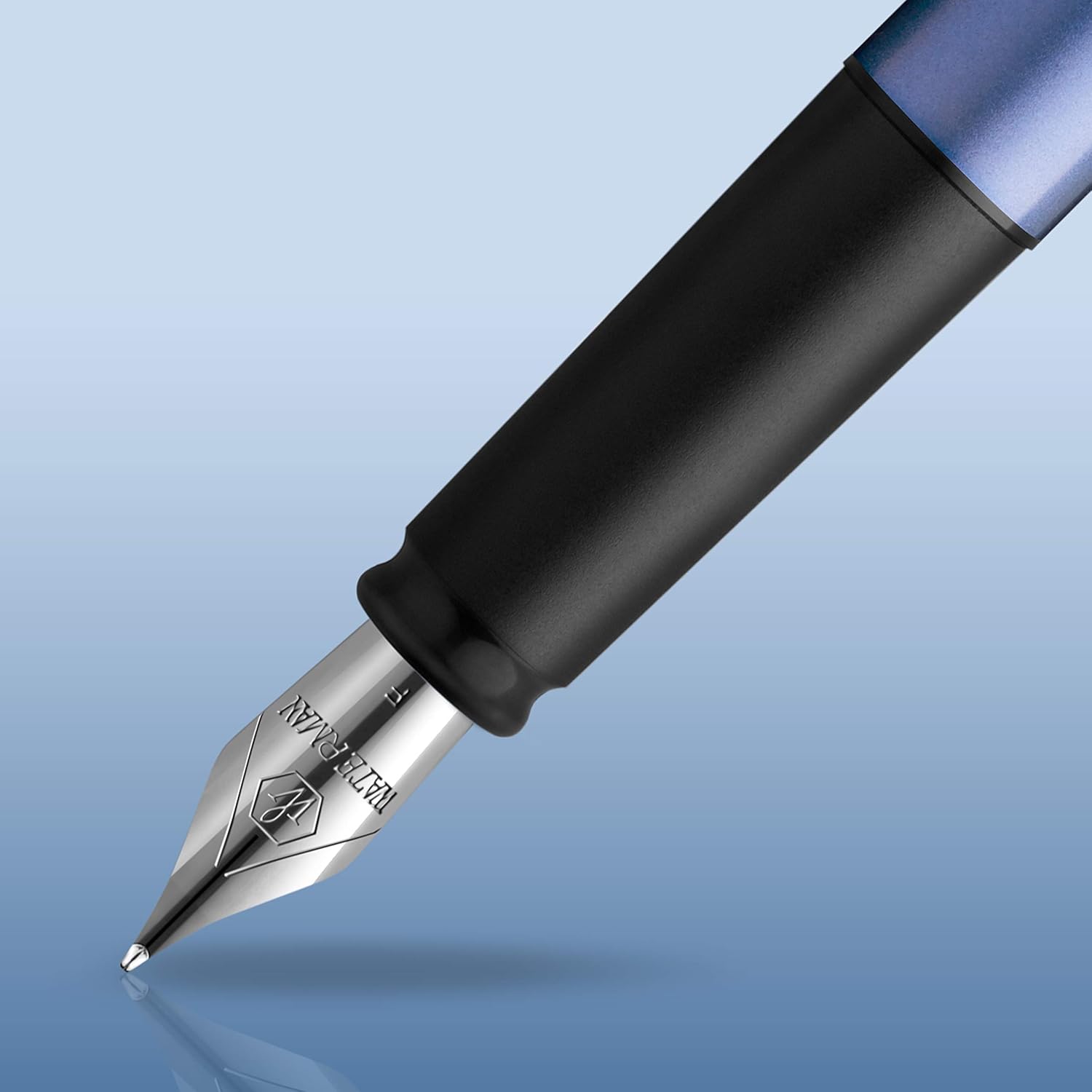 Waterman Allure Fountain Pen | Blue Lacquer | Fine Nib | Blue Ink
