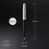 Parker 51 Chrome Trim Black Ballpoint Pen
