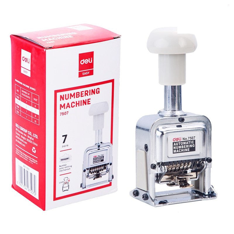 Deli E7507 7-Digit Automatic Numbering Machine