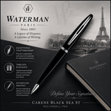 Waterman Carène Black Sea ST Rollerball Pen