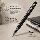 Pilot MR 02 Ballpoint Pen – Black Crocodile