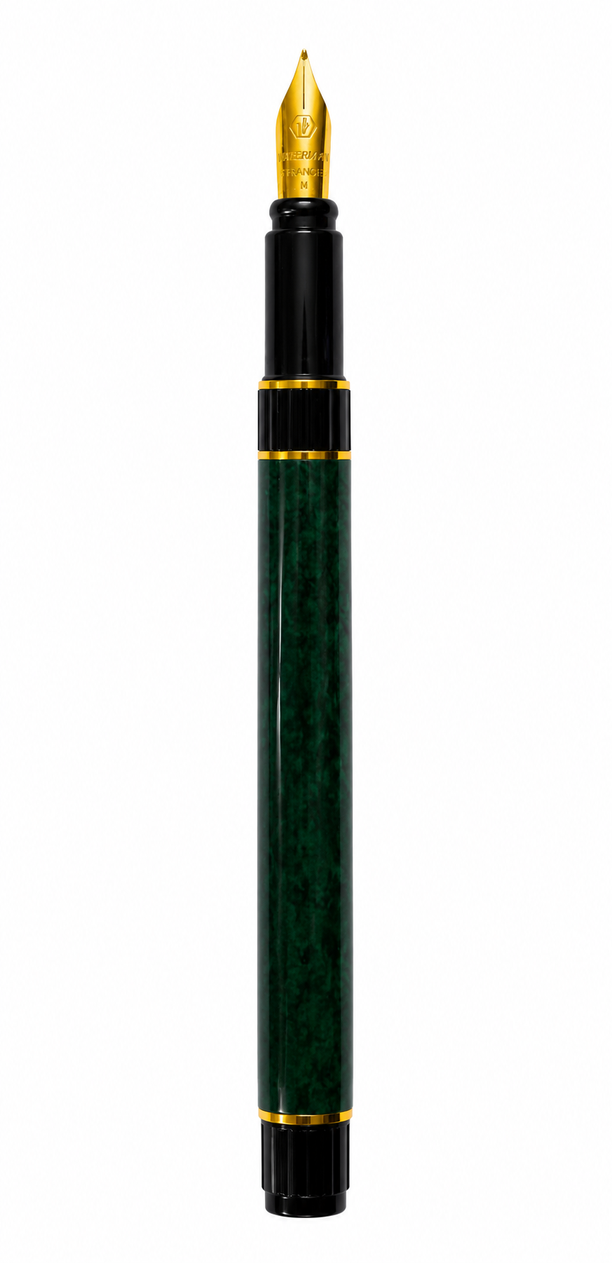 Waterman Centurion Fountain Pen – Dark Marble Green (Fine Nib)