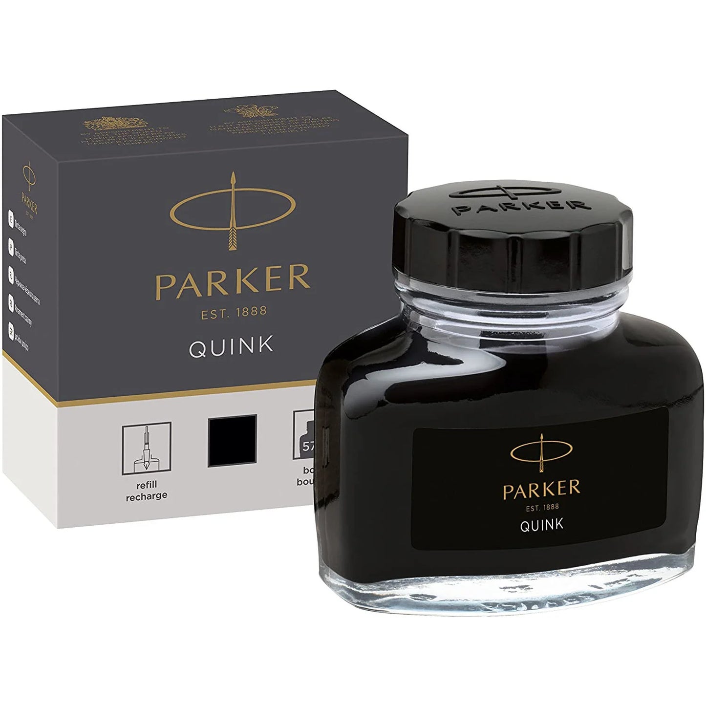 Parker Quink Fountain Pen Ink Bottle