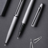 Sheaffer VFM 9424 Ballpoint Pen — Matte Grey | Black PVD Trim