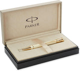 Parker Duofold International Ballpoint Pen – White Ivorine