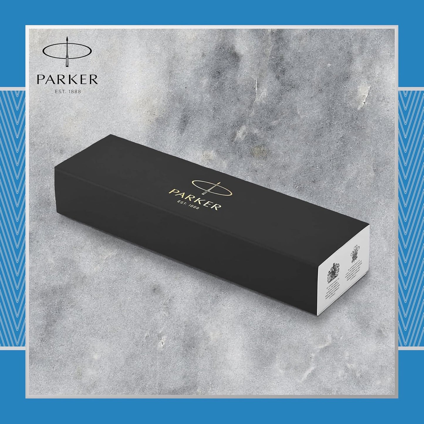 Parker Premium Series Ballpoint Pen – Blue CT (Chrome Trim)