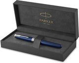 Parker Sonnet Fountain Pen – Blue Lacquer Palladium Trim, Medium Nib