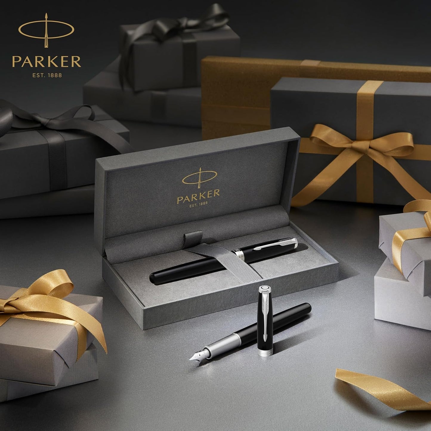 Parker Sonnet Fountain Pen – Stainless Steel with Palladium Trim