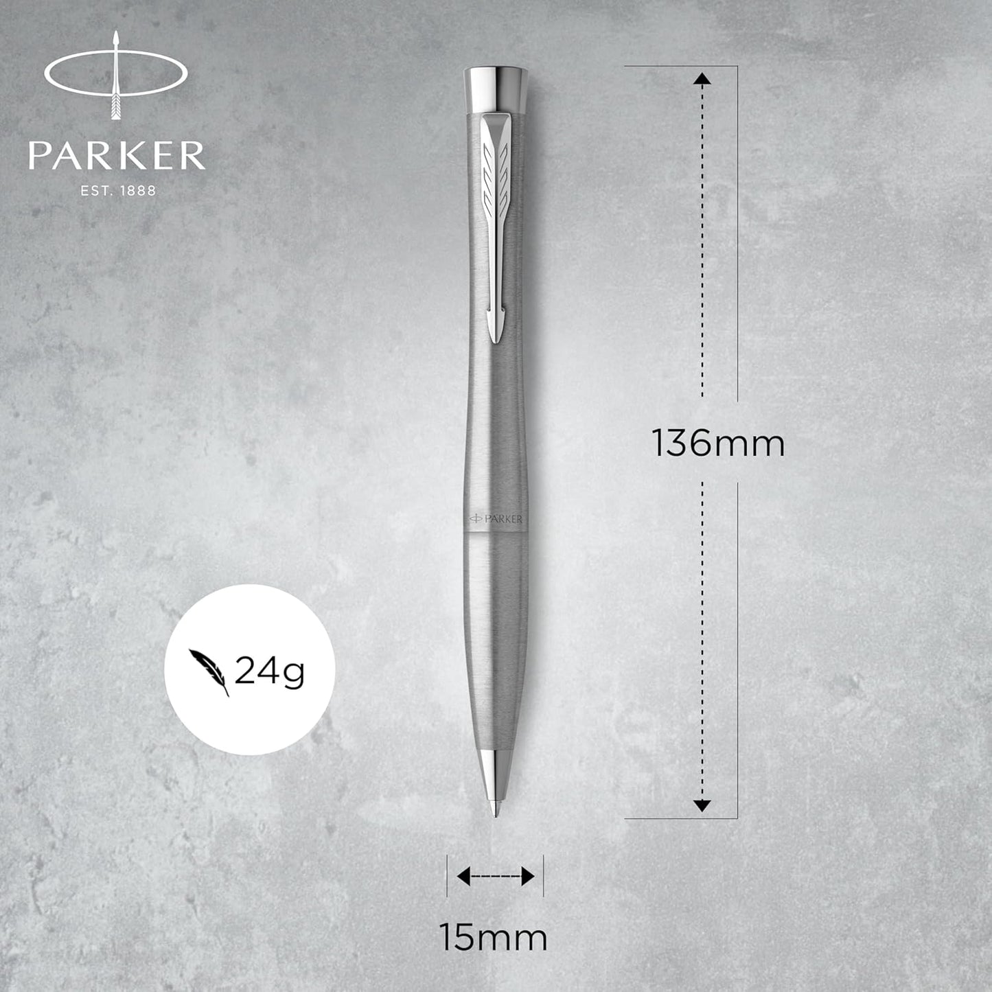Parker Urban Metal Series Ball Pen – Metal CT | Premium Luxury Ballpoint