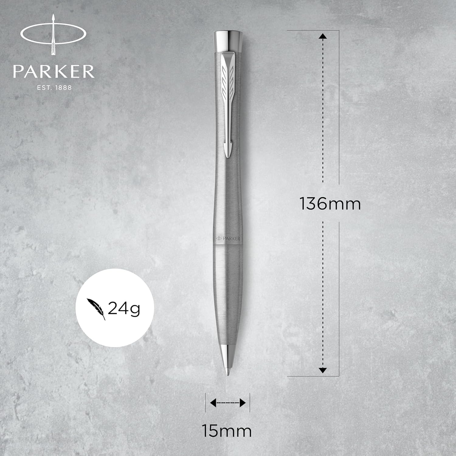 Parker Urban Metal Series Ball Pen – Metal CT | Premium Luxury Ballpoint