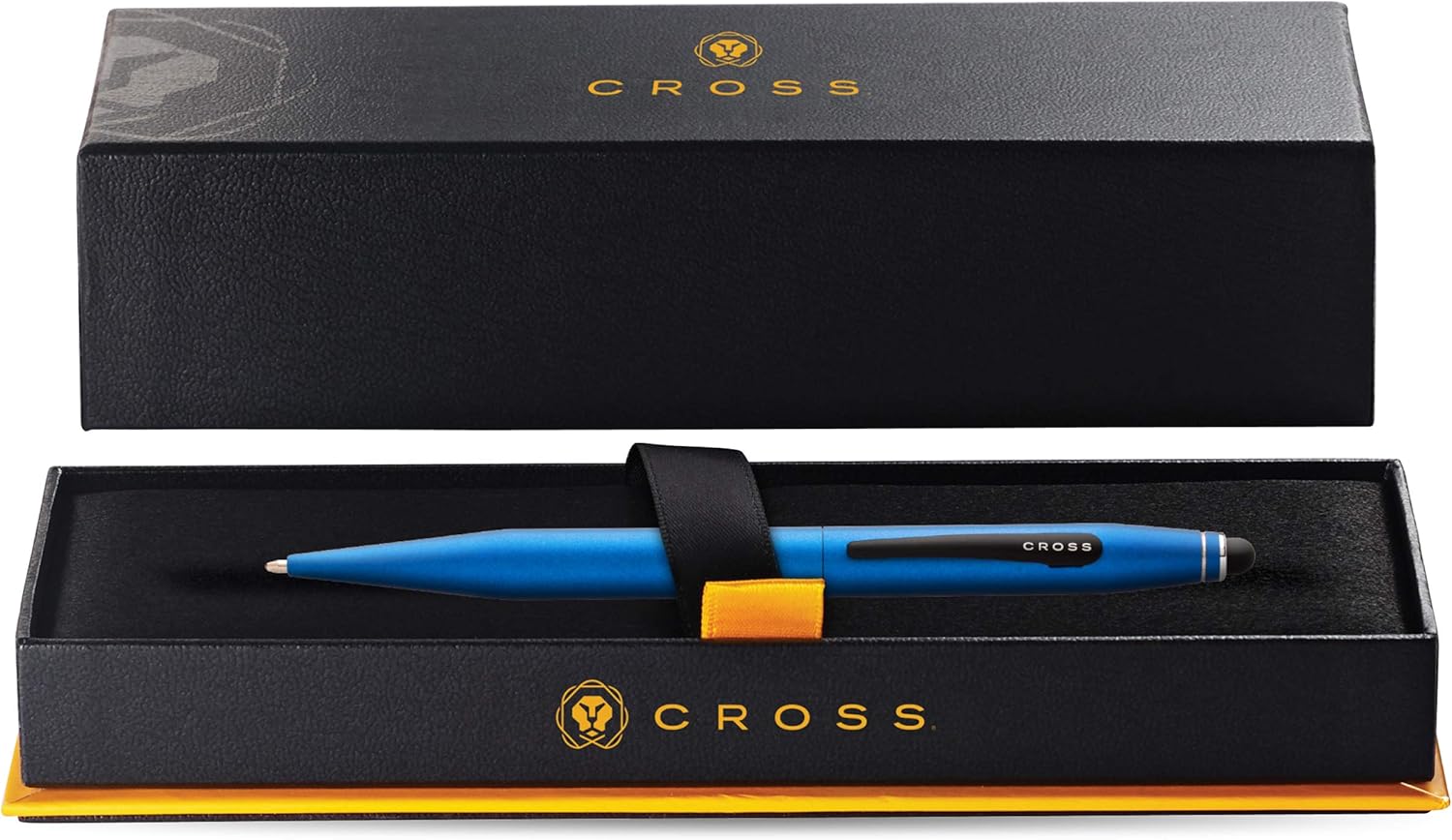 Cross Tech Blu Ballpoint Pen AT0652-6 – Blue Lacquer with Chrome Trim