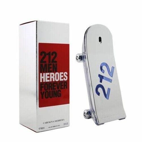 Carolina Herrera 212 Heroes Forever Young EDT for Men – 90ml | Fresh Woody Fragrance