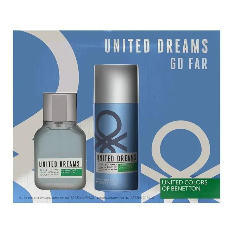 Benetton Aim High Men EDT Perfume Spray 100ml + After Shave 75ml