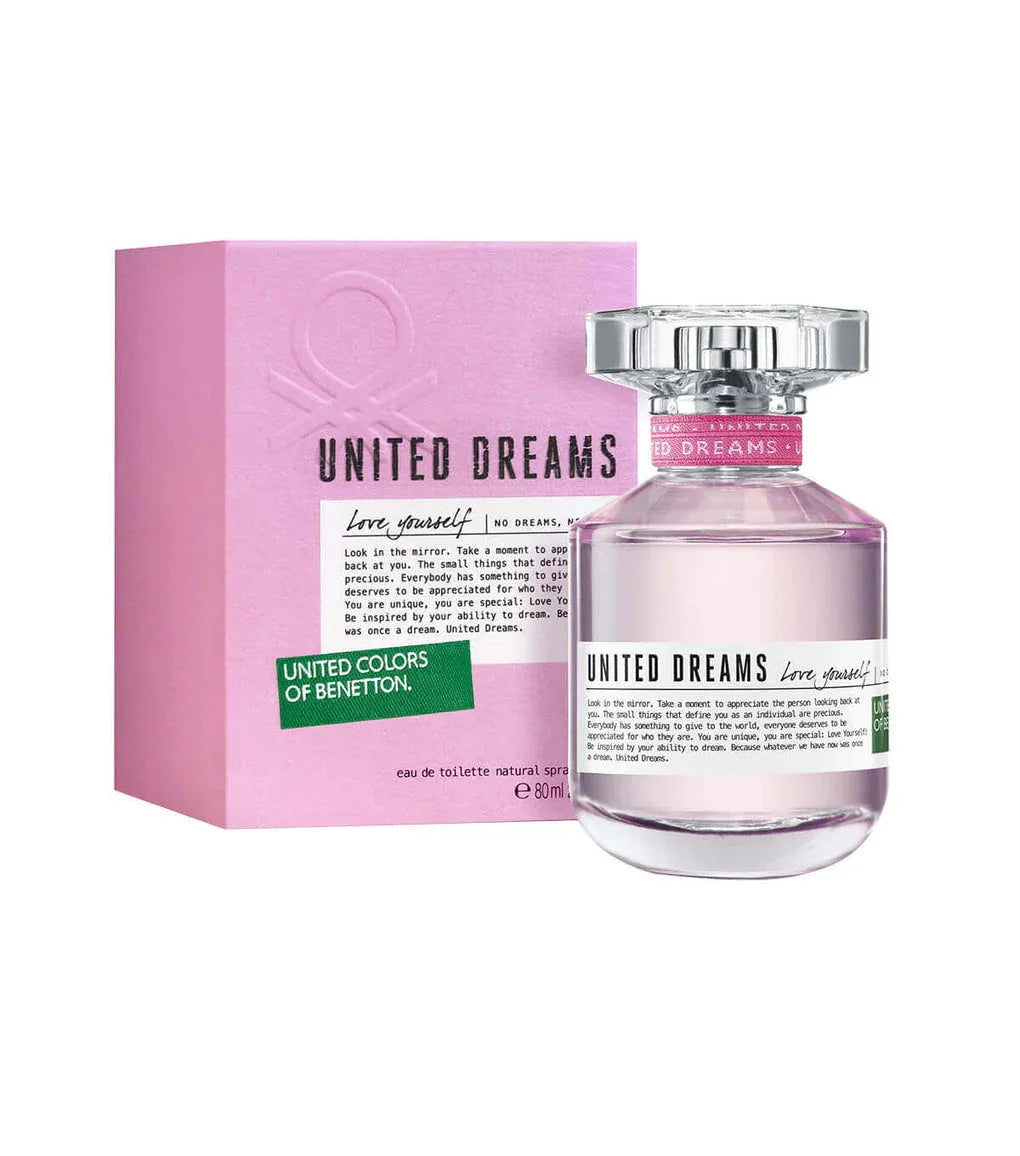 Benetton United Dreams Love Yourself EDT Perfume For Women 80Ml