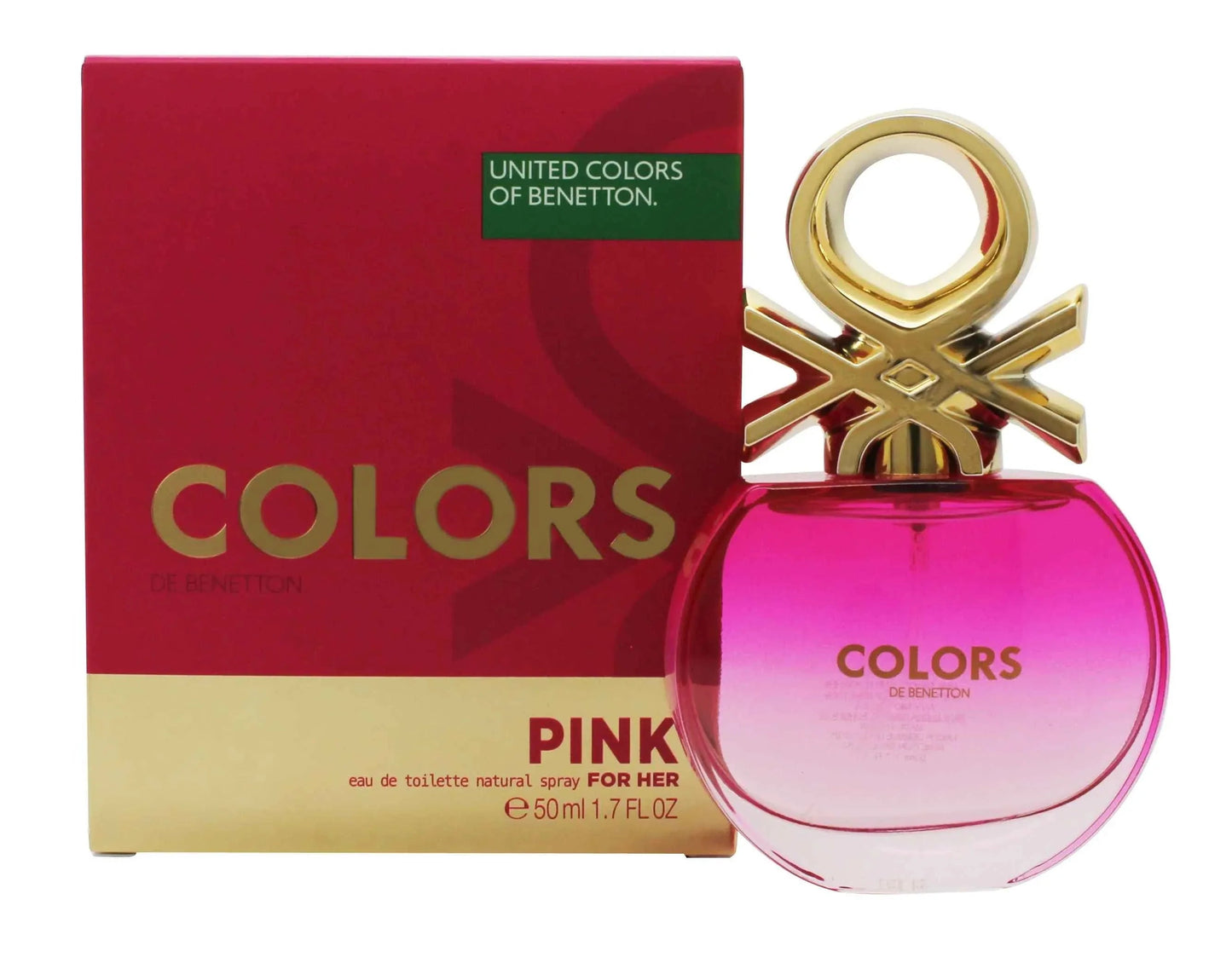 Benetton Colors Pink EDT Perfume For Women 50Ml