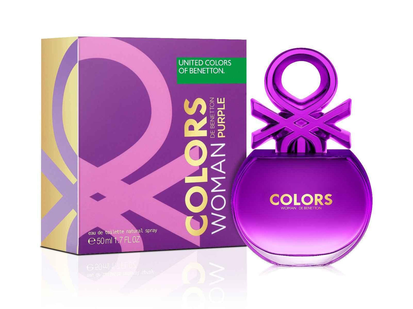 Benetton Colors Purple EDT Perfume For Women 50Ml